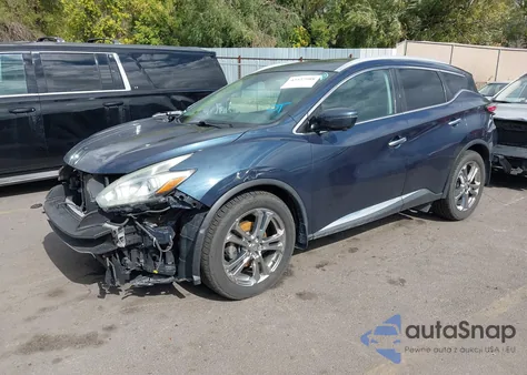 2015 Nissan Murano Platinum z USA, uszkodzony, nr VIN 5N1AZ2MH1FN286972